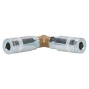 Airline Y Piece 3 Way Quick Release Fittings For Compressor Air Hose 1/4 BSP