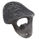 Route 66 Bottle Opener Cast Iron Gift Garage Door Shed Man Cave Kitchen Bar