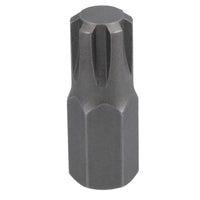 5 Pack M5 - M13 Male 30mm Ribe Bits With 10mm Hex End S2 Steel