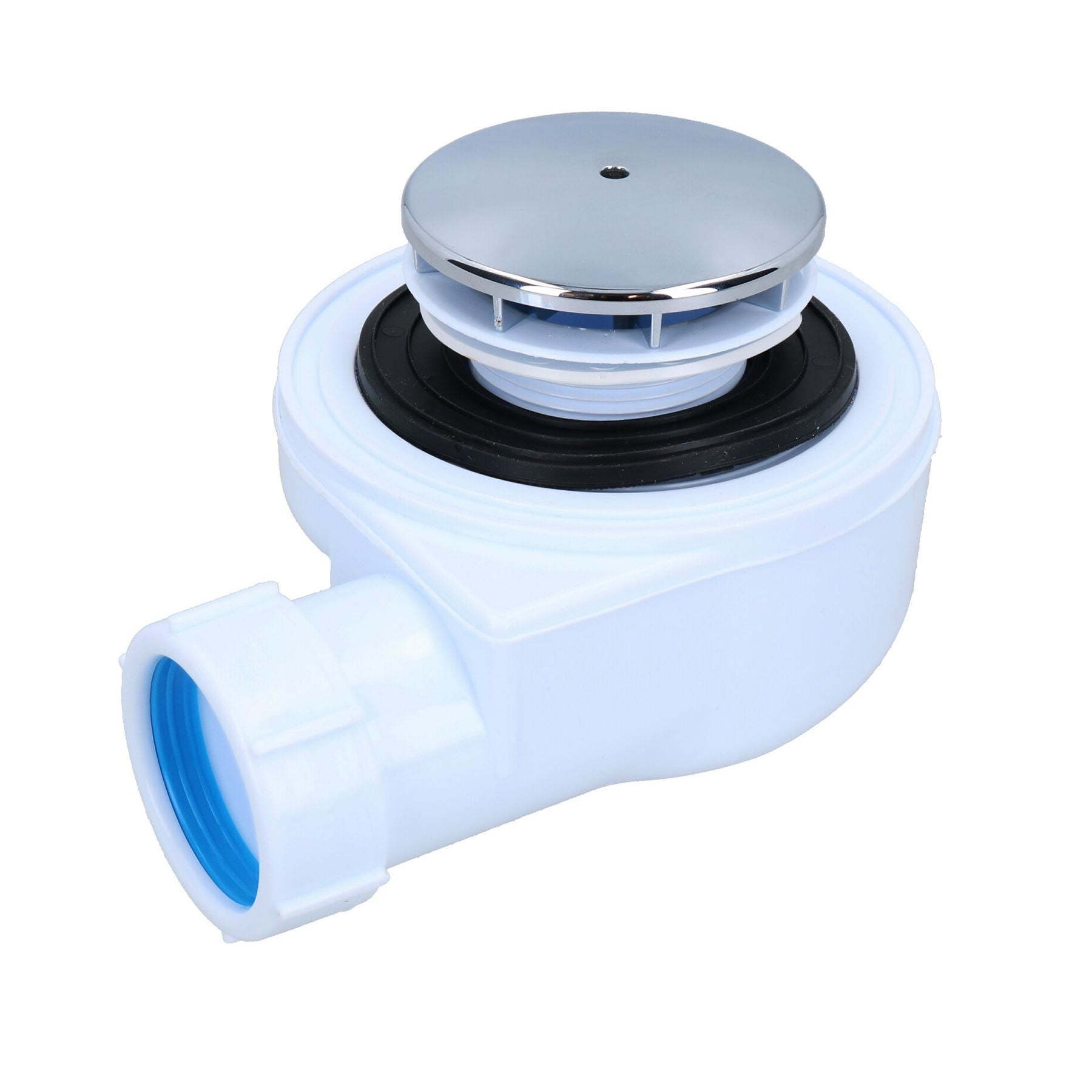 70mm Durable Polypropylene Mushroom Top Shower Trap with 40mm Connectors