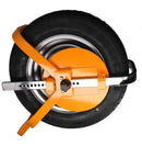 Wheel Clamp Trailer Caravan Steel Security Lock 8" 10" Wheels