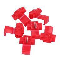 Scotch Lock / Snap Connector Set Red Plastic Consumable Fastener