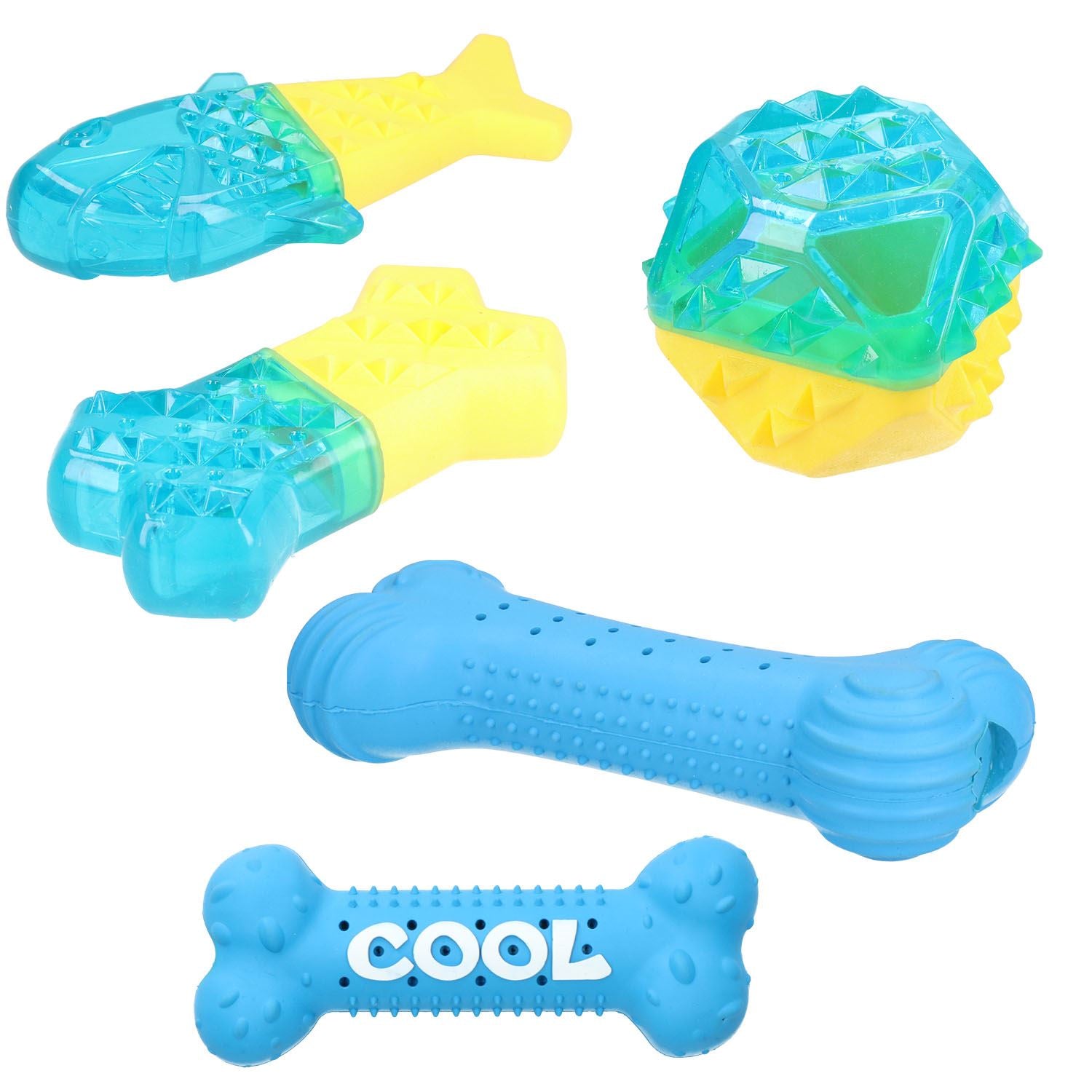 Chillout Cool Soak Dog Toy Heat Relief Puppy Teething Play Time