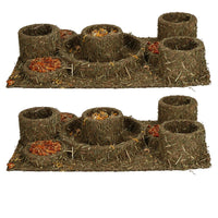 Small Animal Pet Treat Hamster Guinea Pig Naturals Hide 'n' Treat Maze 28x18cm