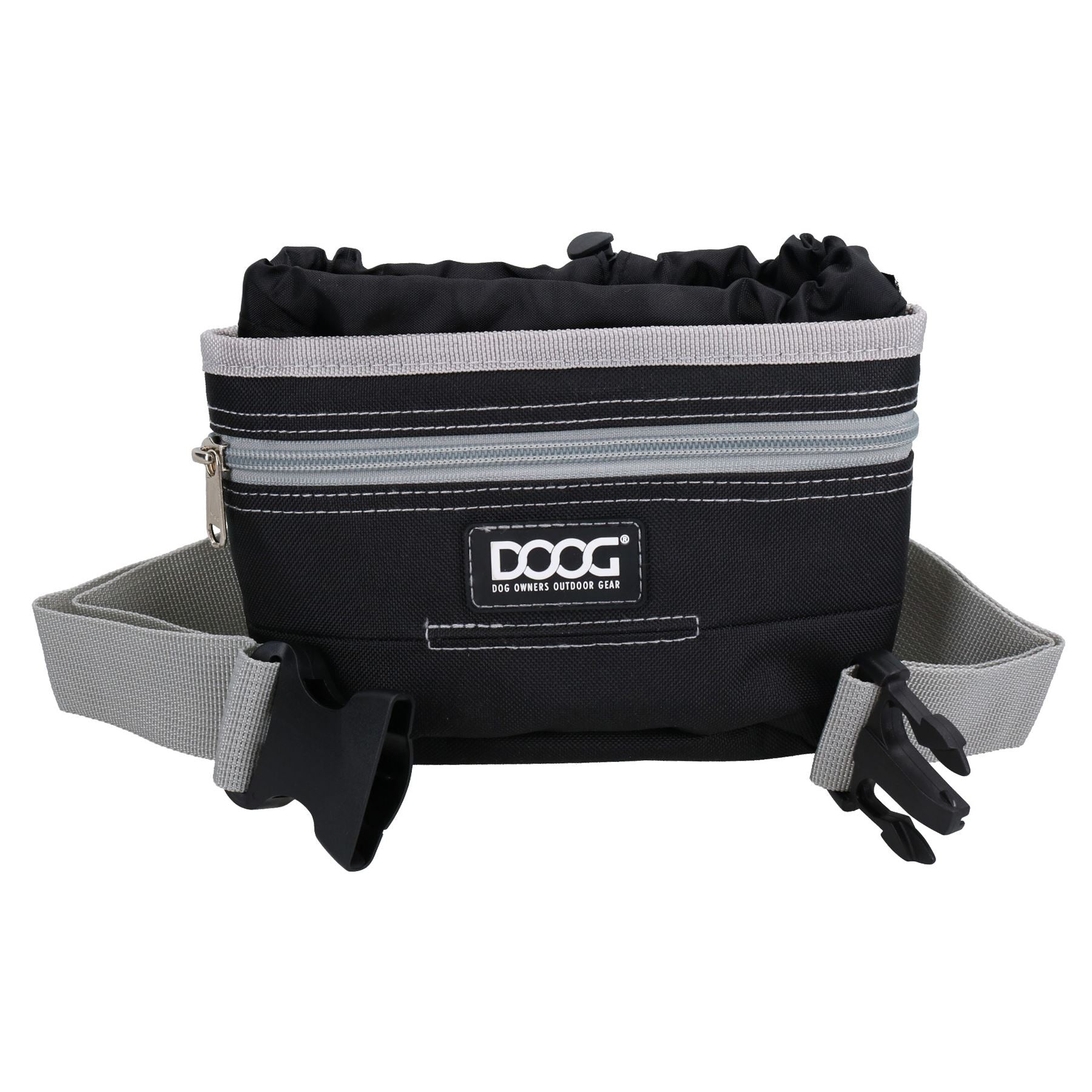 Black Weatherproof Durable Treat Bag Pouch Holder Belt Dog Training Essential