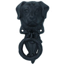 Dog Door Knocker Bell Ringer Cast Iron Garden Shed House Cast Iron Striker