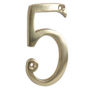 Brass House Numbers Numerals 0-9 Door Sign 70mm Plaque Street Letter Mail