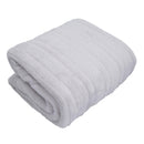 Heated Electric Throw Blanket Fleece Heat Controlled Machine Washable 120 W