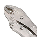 7.5” (185mm) Curved Jaw Locking Pliers Mole Grips with Ribbed Handles