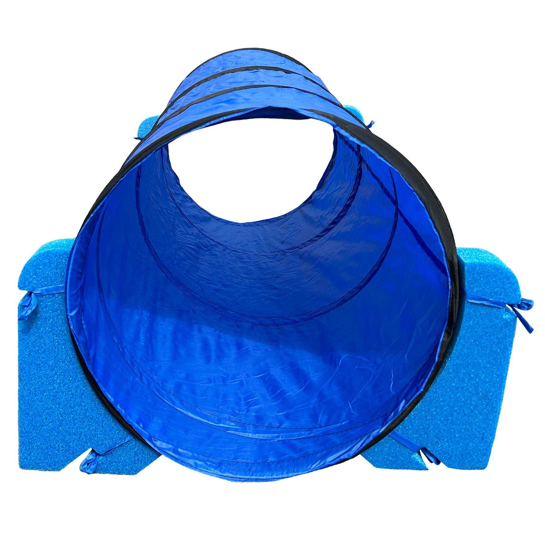 Small Dog Soft Rigid Foam & Fabric Easy Assemble Agility Tunnel Fun Exercise