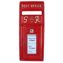 GR Royal Mail Post Box Wall Mount Replica Red Post Office Lockable GB Front