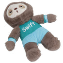 Plush Soft Sporty Sloth Swift Dog Toy Cuddly Play Toy Gift With Squeak