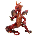 Standing Dragon & Egg Resin Fantasy Sculpture Statue Ornament Figurine Mythical