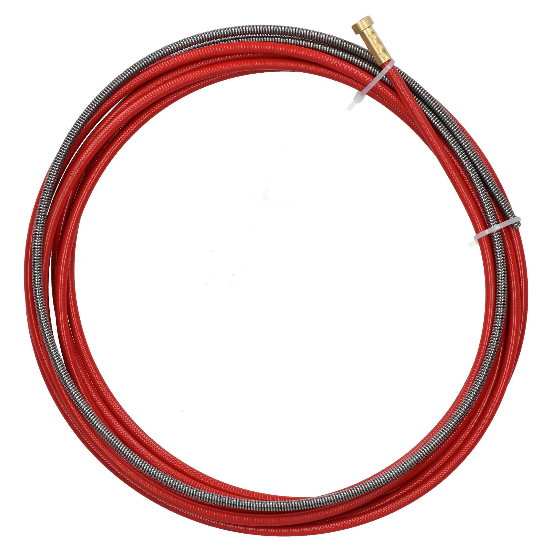 P.C. Liner Wire 1.0 - 1.2mm x 4M Welding Red Steel Plastic Coated MIG Torch