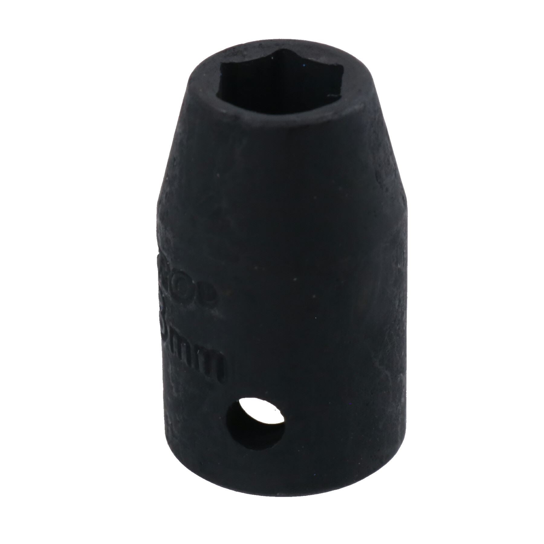 3/8in Drive Shallow Stubby Metric Impacted Impact Socket 6 Sided Single Hex