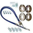 Brake Shoe & Cable Refurb Kit for Indespension GT26105 Goods Trailer 2600kg