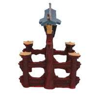 Aquatic Aquarium Decor Fish Tank Japanese Torii Gate Ornament 11x14x18cm