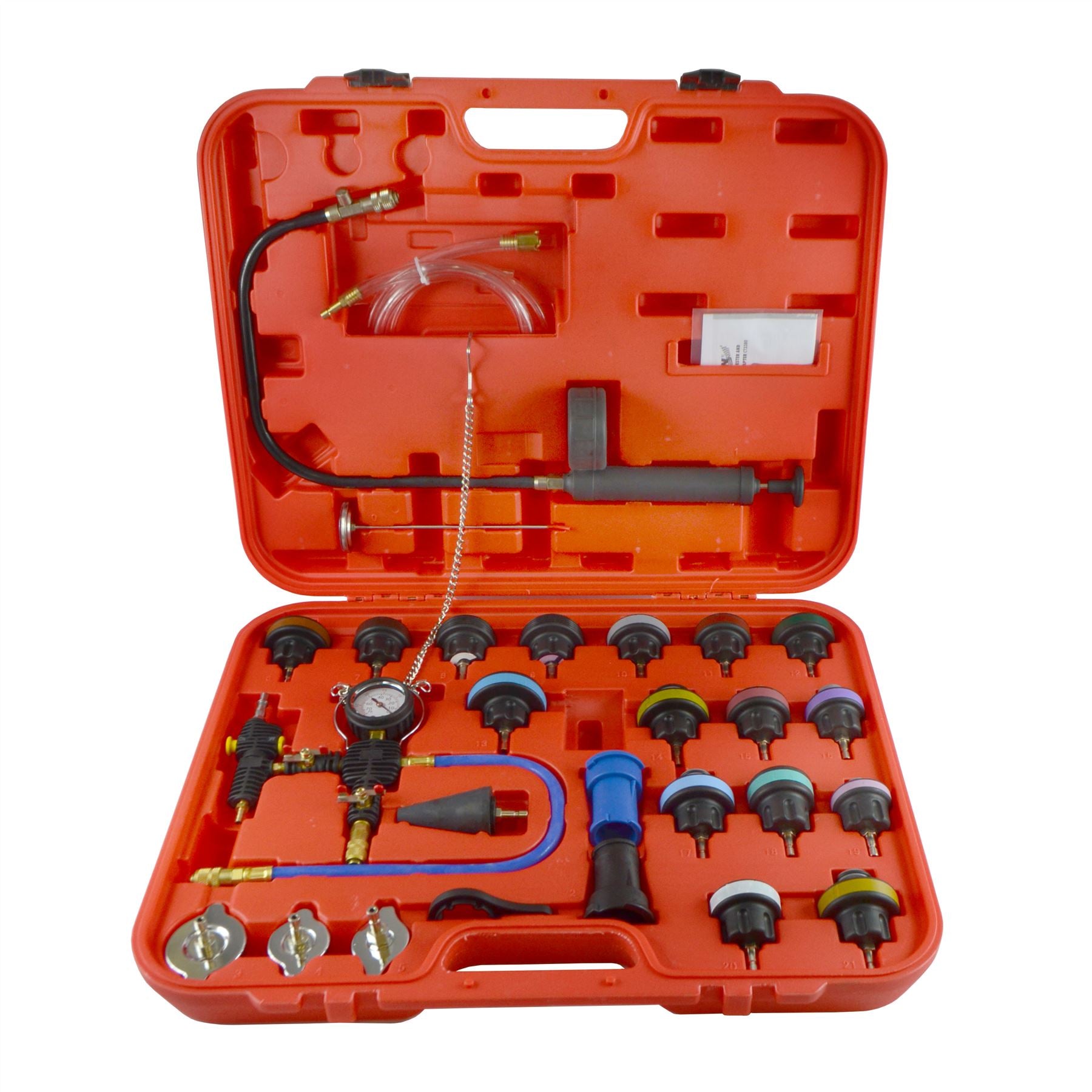 Pneumatic Radiator Pressure Tester And Vacuum Type Cooling System Kit Adapters