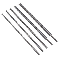 5pc SDS Masonry Metric Drills For Bricks Blocks Concrete 10 – 25mm 450mm Long