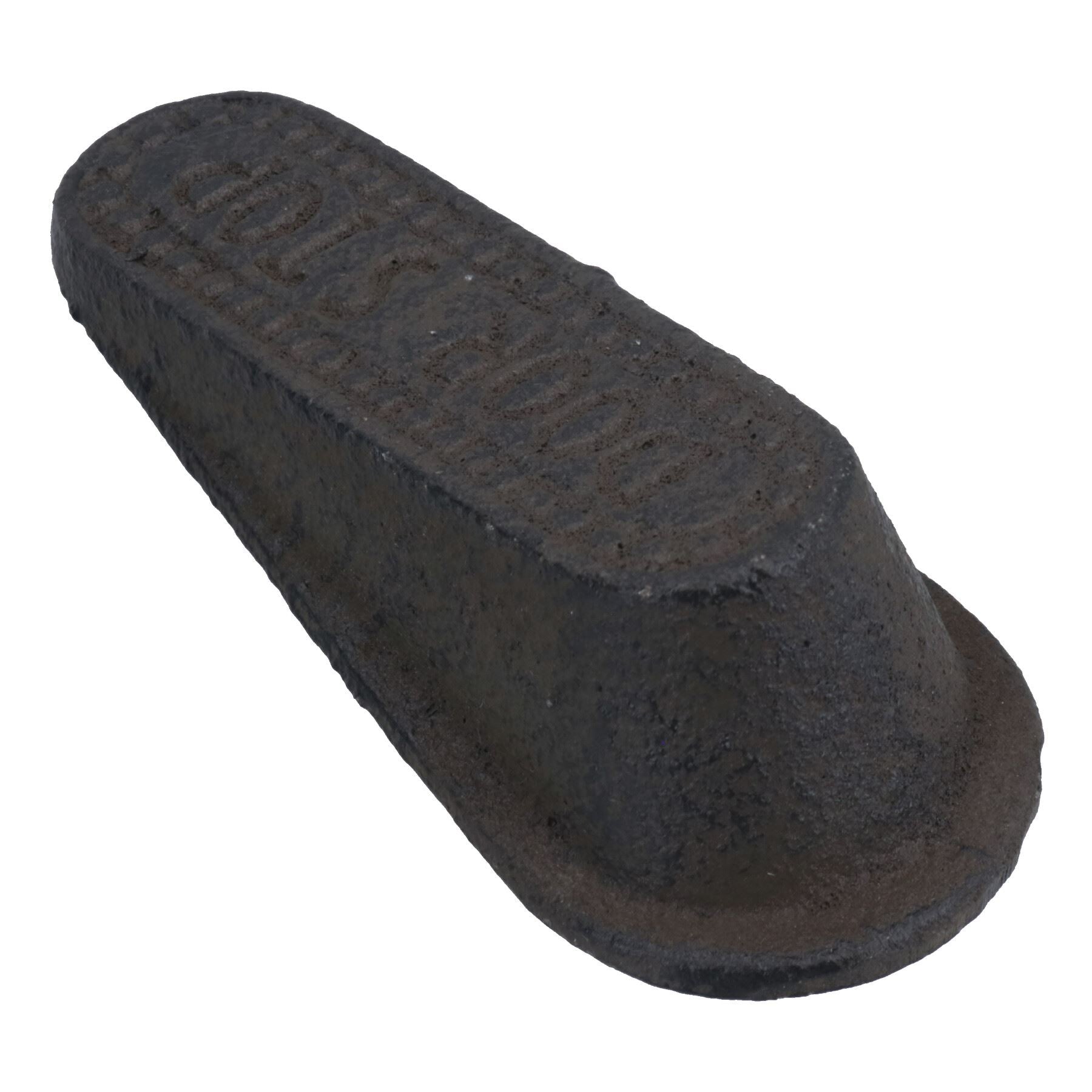 Plain Door Stop Cast Iron Metal Rustic Doorstop Wedge House Home Shed