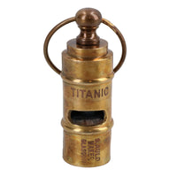 Titanic Pocket Whistle Cruise Ship Boat Decorative Brass Metal Replica Star Line