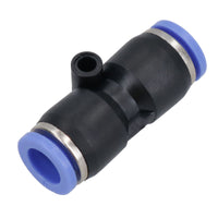 8mm (OD) Pneumatic Air Straight Hose Pipe Tube Inline Push Connector Airline