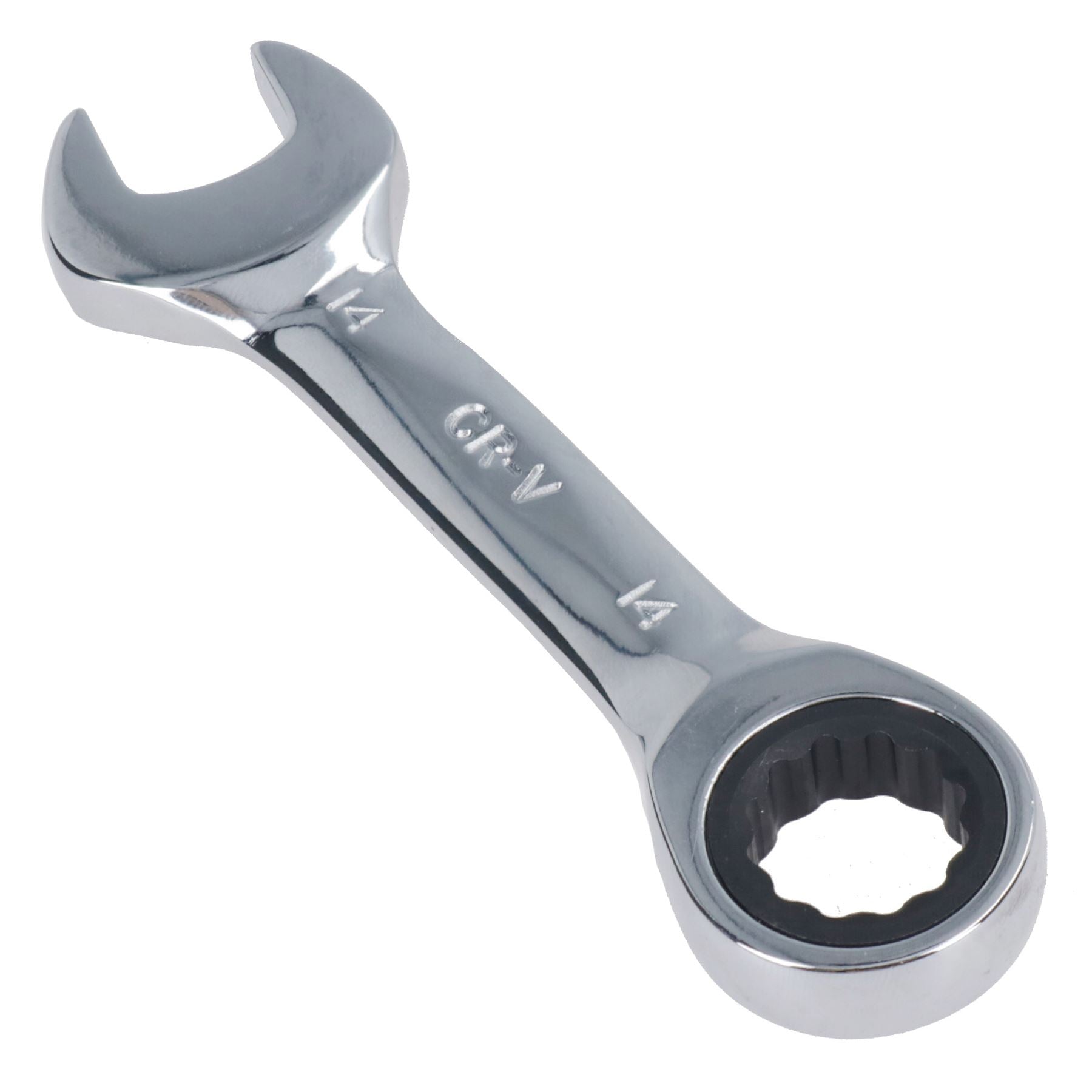 Metric MM Stubby Ratchet Combination Spanner Wrench 72 Teeth 8mm – 19mm