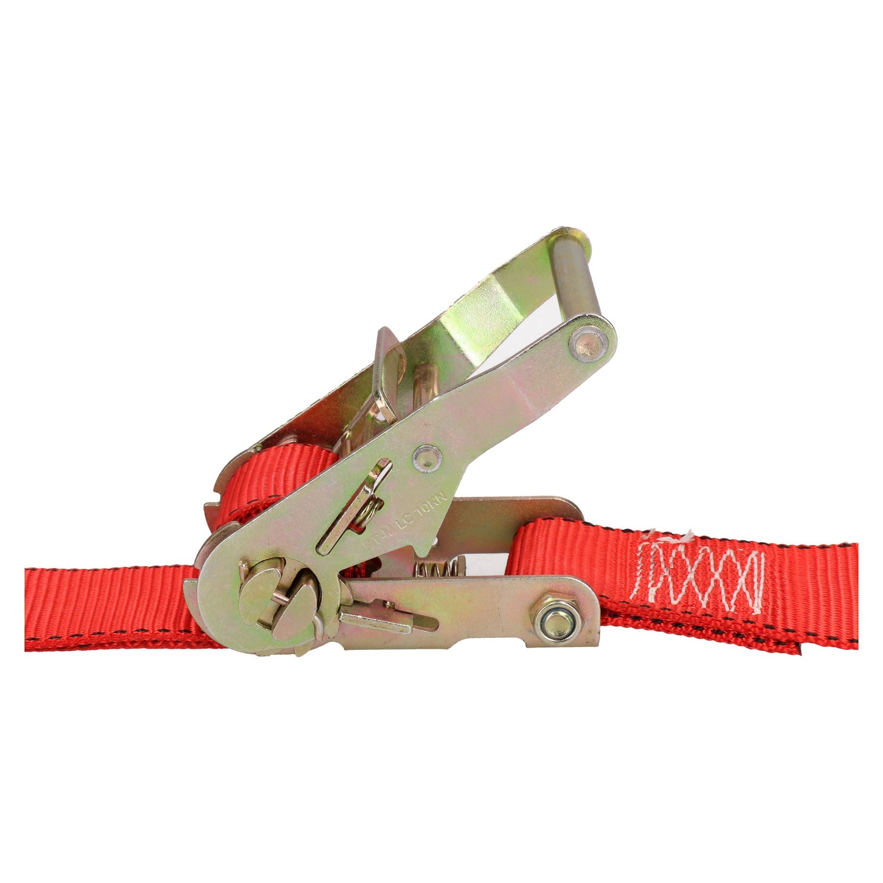 Red Ratchet Strap Tie Down Trailer 5m Hook Cargo Strap 750kg Lashing SM005