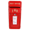 ER Royal Mail Post Mail Letter Box Replica Cast Iron Red Post Office & Wall Mount