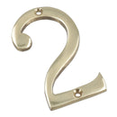 Brass House Numbers Numerals 0-9 Door Sign 70mm Plaque Street Letter Mail