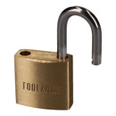 Brass Padlocks Heavy Duty Security Lock Chain Shed Garage Shackle 3 Keys