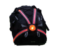 Commuter X4 Rear Harness Reflective Safety Gear Bag Cover with LED Light