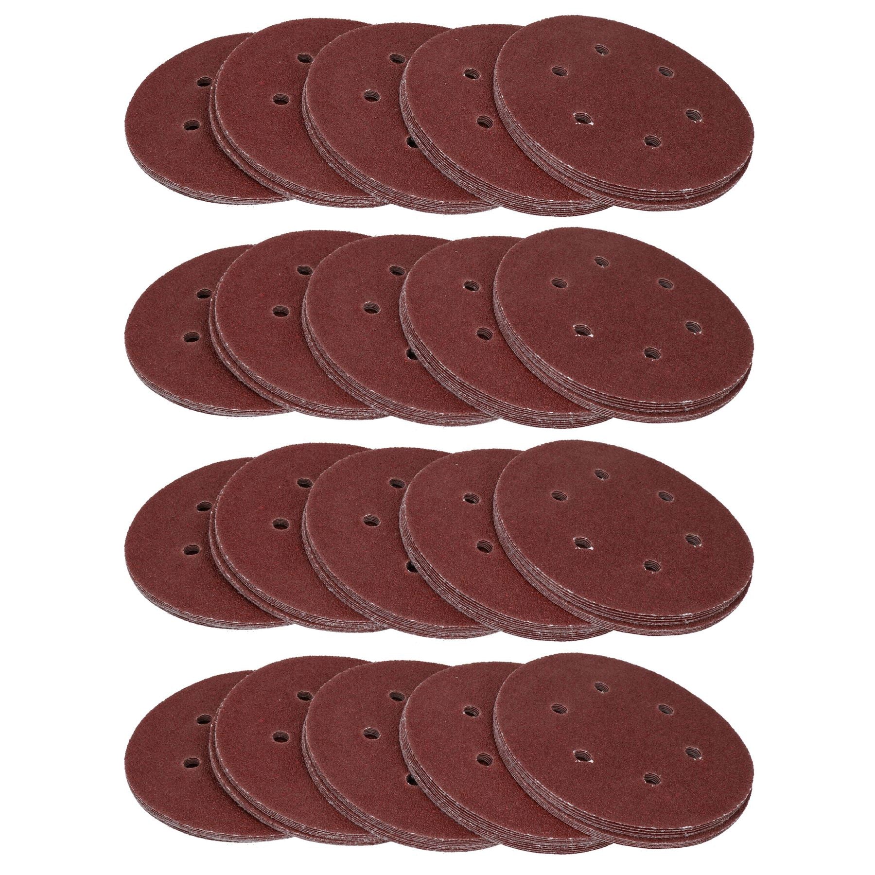 150mm Mixed Grit Hook And Loop Sanding Abrasive Discs Mixed Grit 40 – 240 Grits