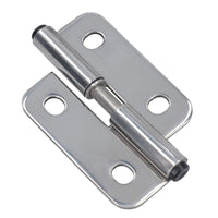 Stainless Steel Lift Off Leaf Hinges Left 76x100mm Heavy Duty Door Hatch