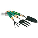 Garden Gardening Hand Rake / Spade / Shovel / Fork 3pc Set Digging Cleaning