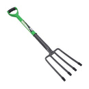 Garden Fork + Digging Spade + Border Spade Carbon Steel Blades 3pc Gardening