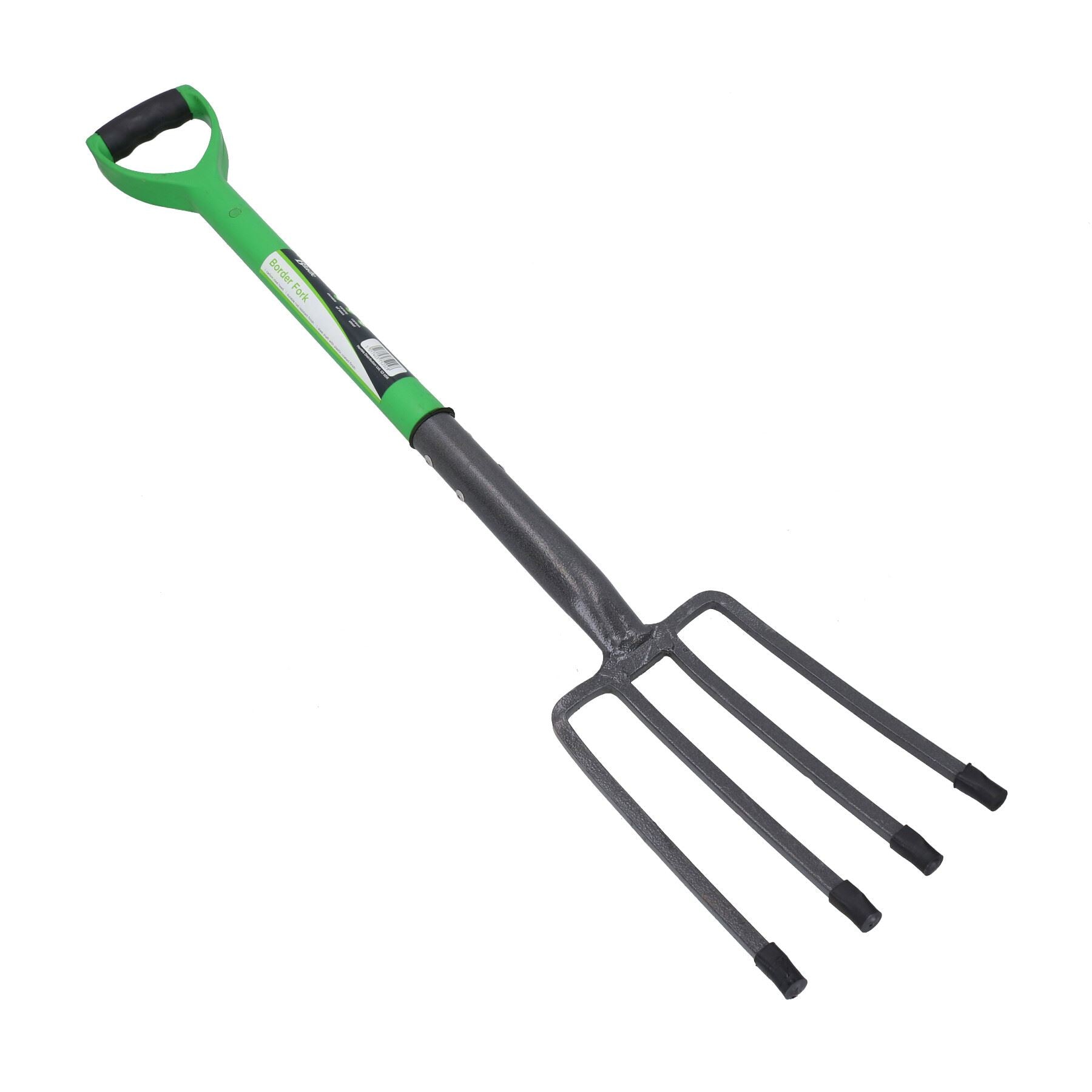 Garden Fork + Digging Spade + Border Spade Carbon Steel Blades 3pc Gardening