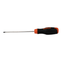 6mm Flat Head Slotted Blade Screwdriver Magnetic Tip 150mm Rubber Handle