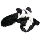 Plush Super Soft Unstuffed Skunk Dog Toy With Squeak 8x10x58cm