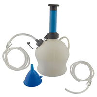 Oil and Fluid extraction siphon pump and container 4 Litre Sil103