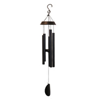 Aluminium Satin Black Concerto Musical WindChime Outdoor Home Garden Gift 36"