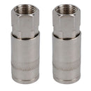 Air Line Hose Connector Fitting Female PCL Quick Release 3/8 BSP 2pk FT019