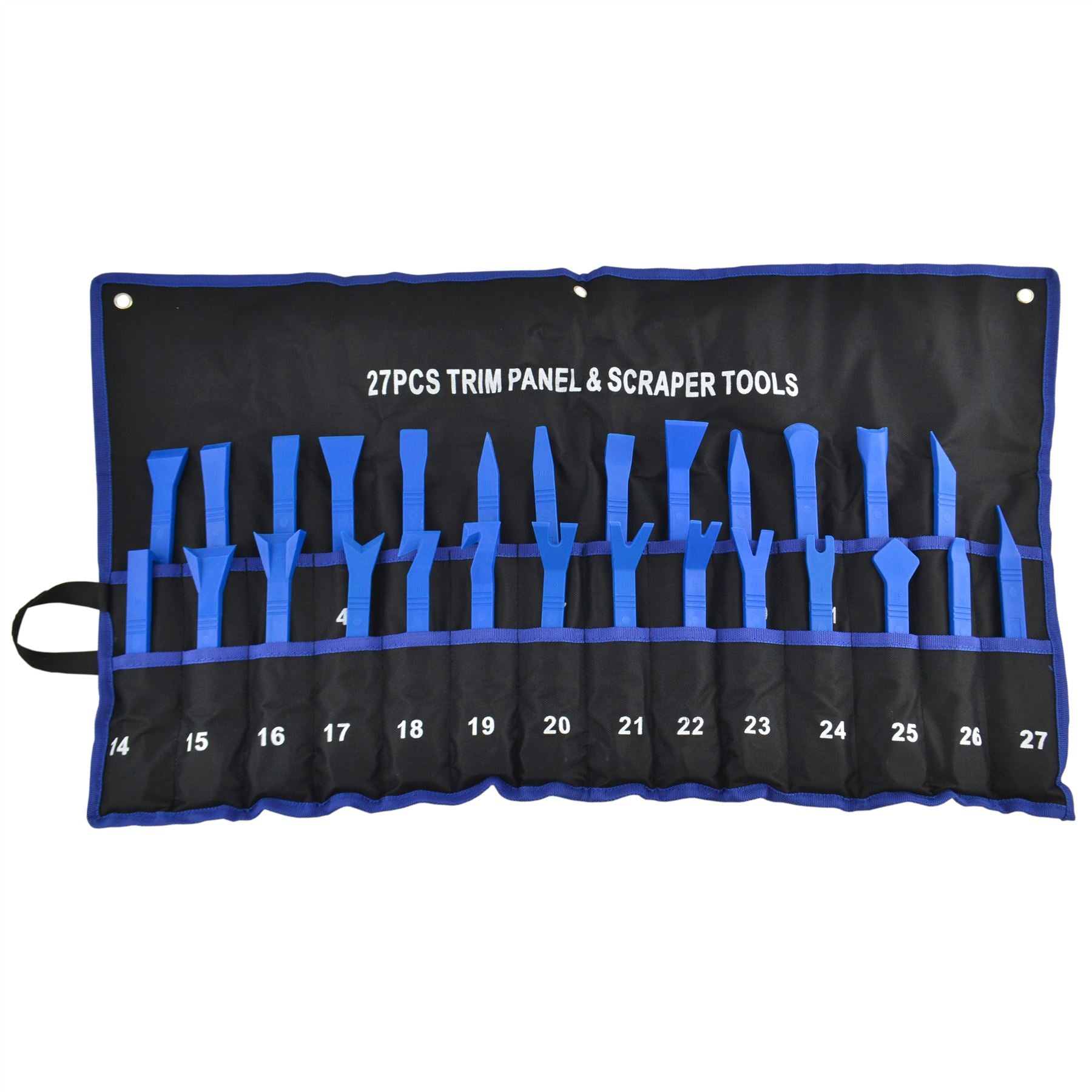 27pc Trim Panel Tool Set Clip Removal Remover Scraper Non Scratch Car TE849