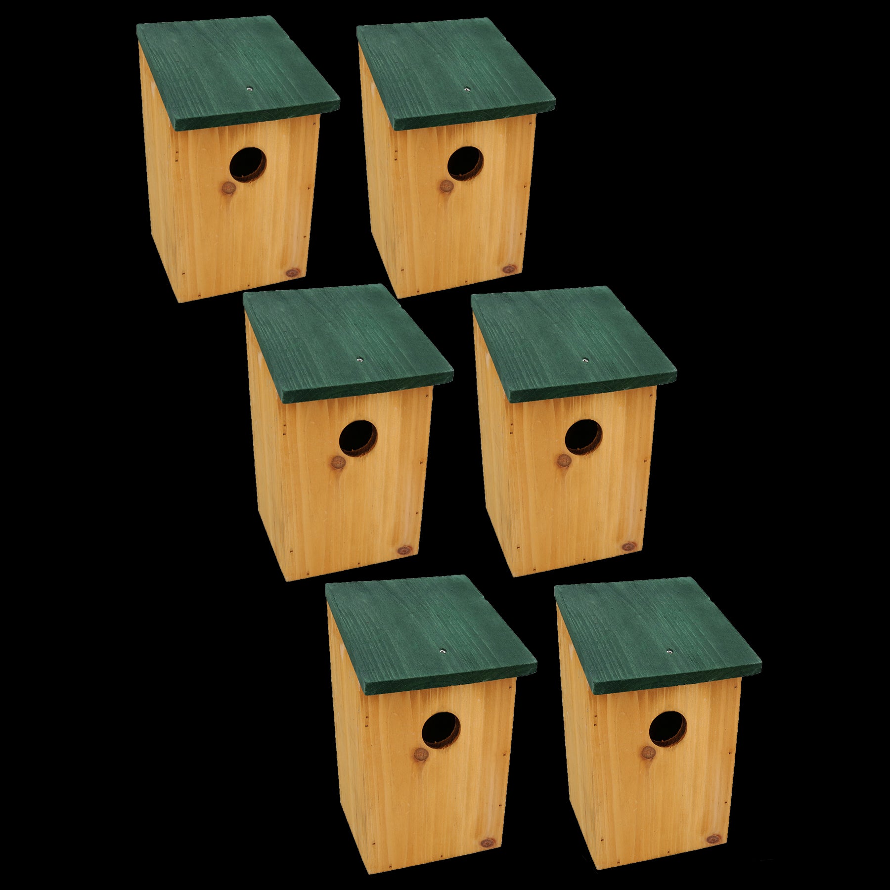 Wild Bird Nesting Nest Box Hotel Wooden Fully Treated With 30mm Diameter Hole