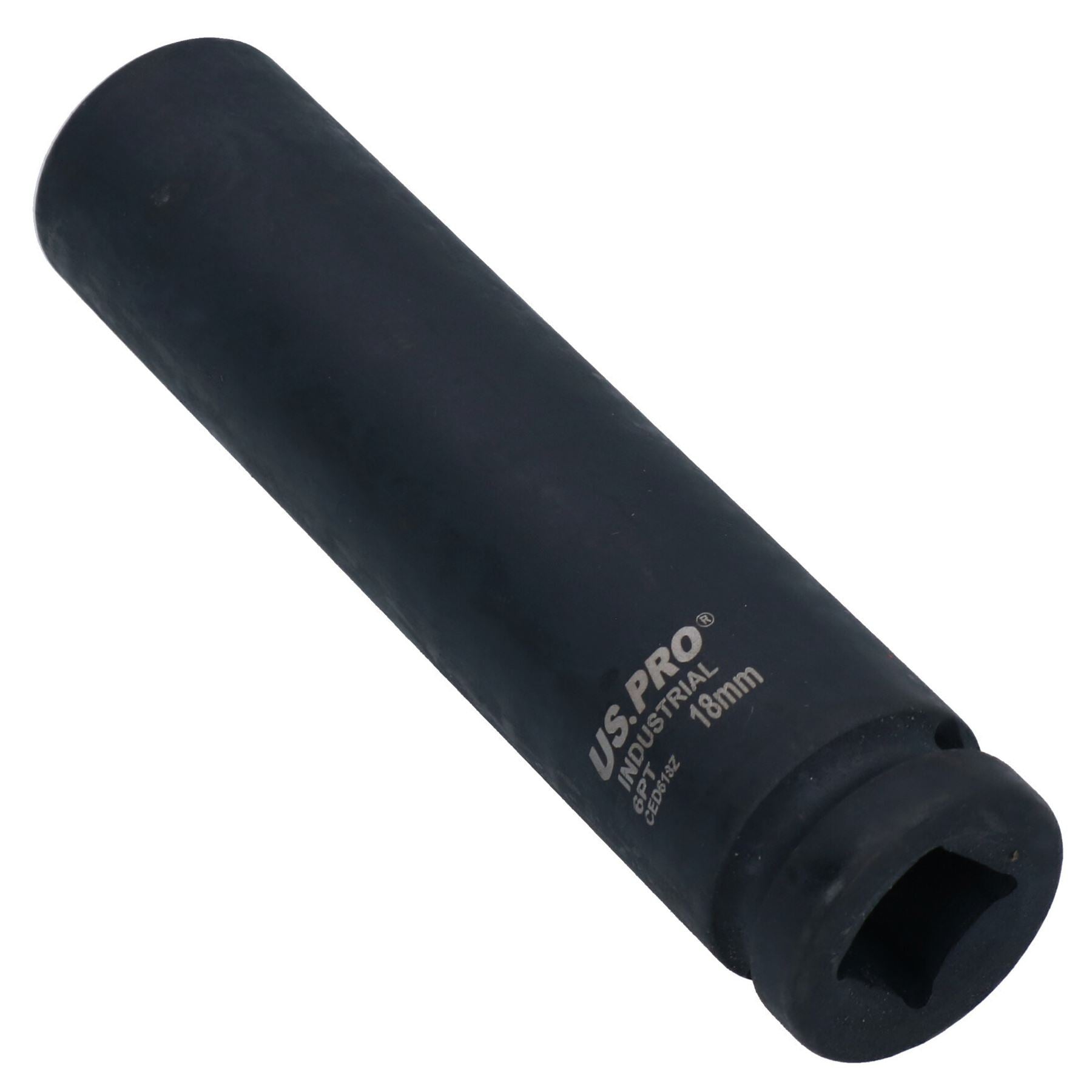 Extra Deep Long Metric MM Impact Socket 1/2" Drive 6 Sided Single Hex