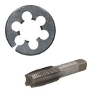 3/4" - 1" UNC Tap & Die Tungsten Steel Taper and 50mm Split Die