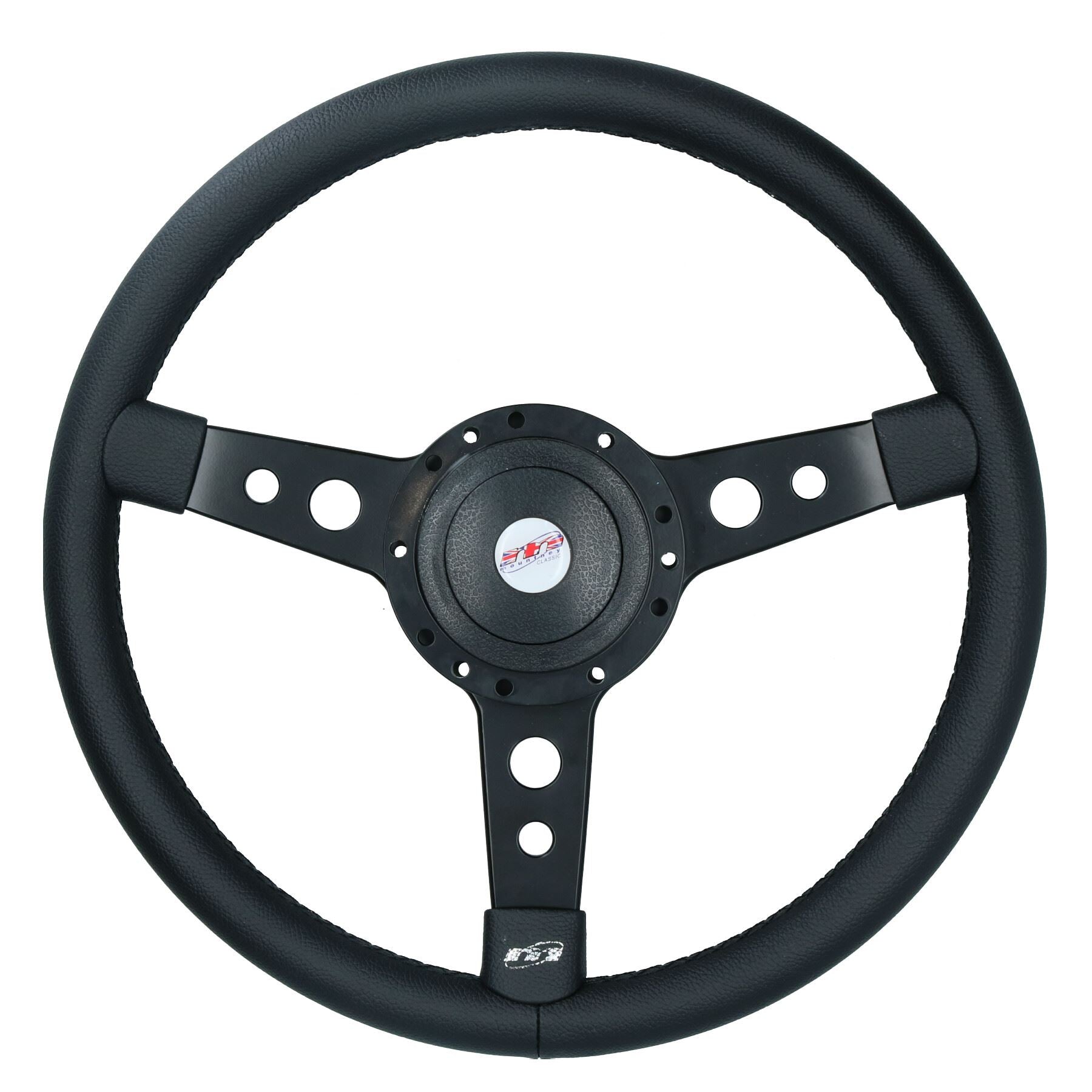 Traditional Classic Car Vinyl Steering Wheel & Boss to fit Morgan - Plus 4