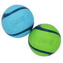 2PK Medium Durable High Bounce Rubber Scent Fetch Ball Duo Ball Dog Ball Gift