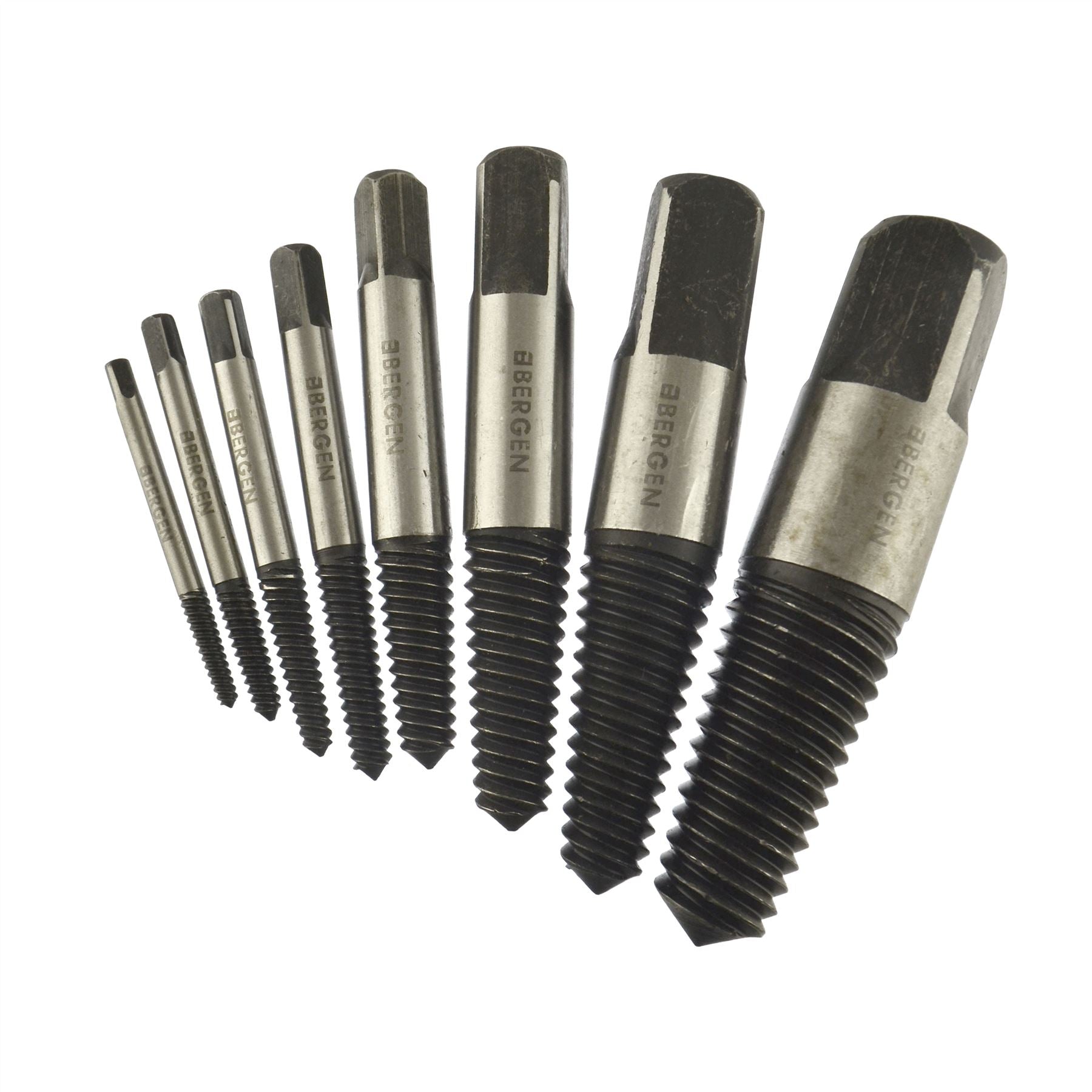 Stud Bolt Screw Extractor Remover Set For Rusted Rounded Seized Bolts Metric 8pc