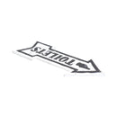 Toilet Arrow Loo Cast Iron Sign Plaque Door Wall Fence Post Cafe Shop Pub Hotel